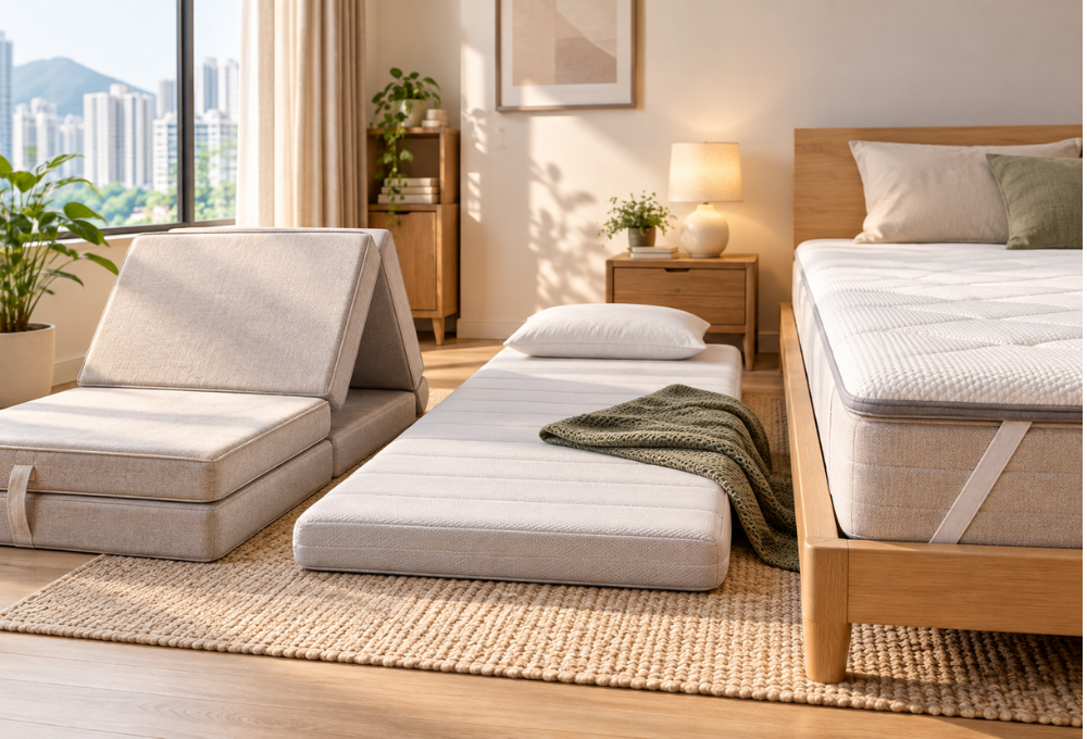 Foldable Mattress vs Thin Mattress vs Mattress Topper: Which Is Best for Small Hong Kong Homes?