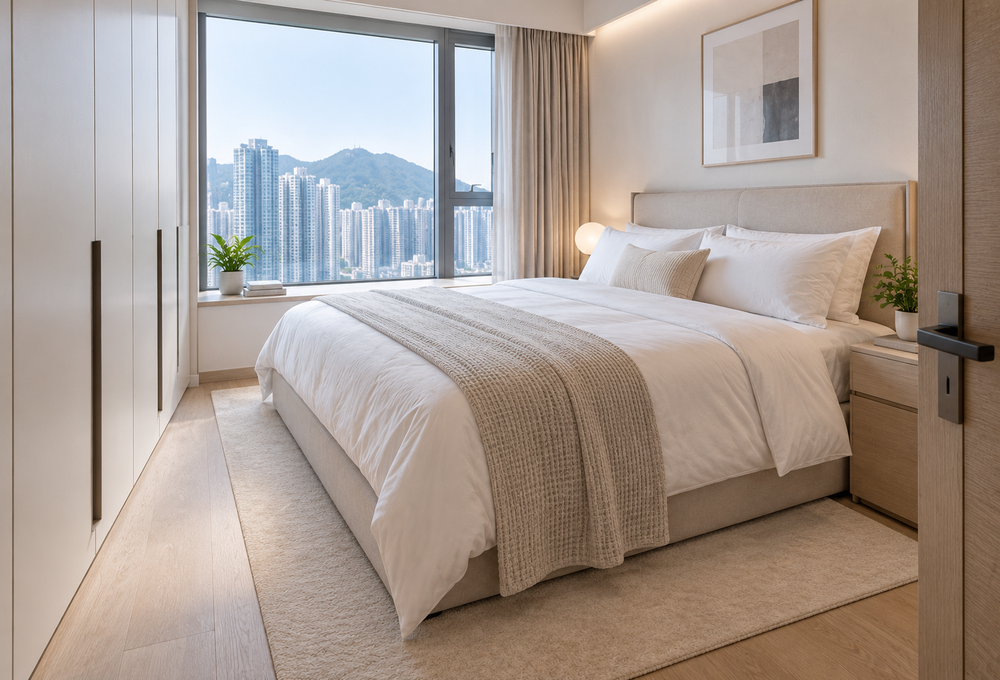 香港細睡房設計指南:細房點樣放 King Size 床?