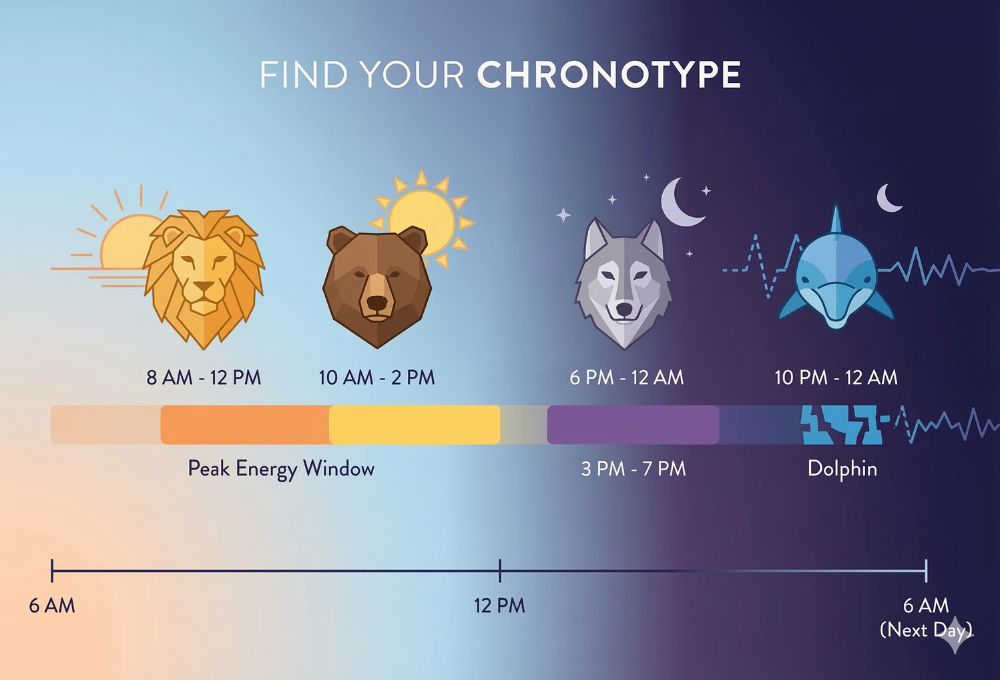 What Are Chronotypes? Are You a Lion, Bear, Wolf or Dolphin?