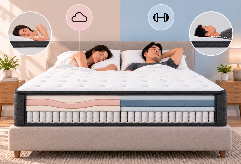 What Is a Dual-Firmness Mattress? How It Works, Pros & Cons etc.