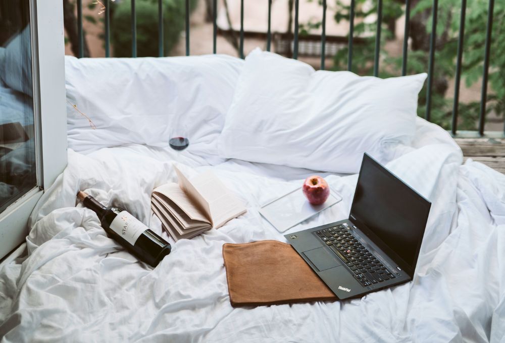 working in bed is it bad for you guide