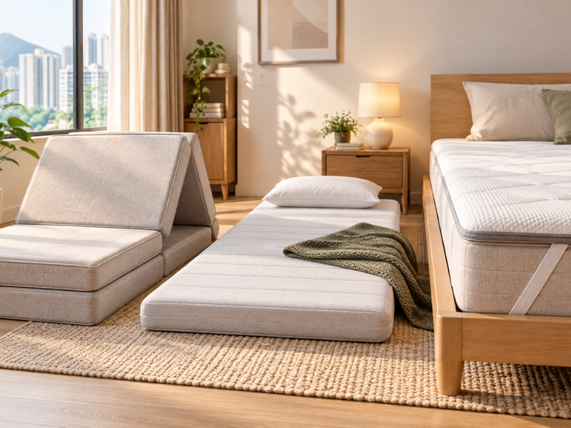 Foldable Mattress vs Thin Mattress vs Mattress Topper: Which Is Best for Small Hong Kong Homes?