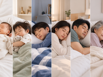 每天要睡多久？各年齡層建議睡眠時間指南