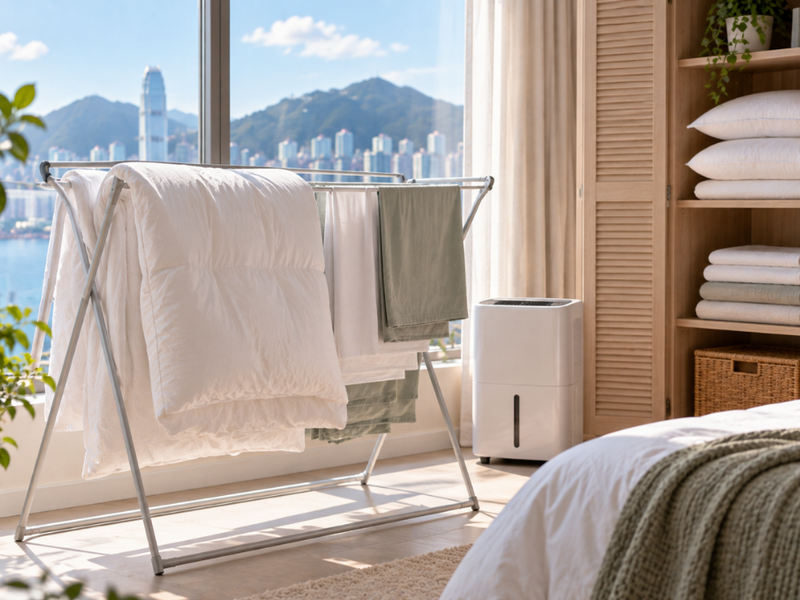 How to Dry & Store Bedding in Hong Kong's Humid Weather