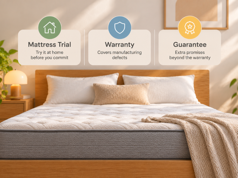 Mattress Trial vs Warranty vs Guarantee: What's the Difference?
