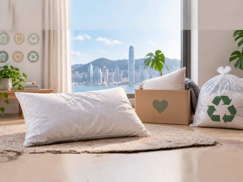 What Should You Do With Old Pillows? Disposal, Donation & Recycling in Hong Kong