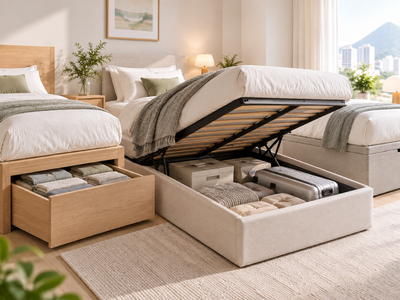 Storage Bed vs Drawer Bed vs Hydraulic Bed: Which Saves More Space?