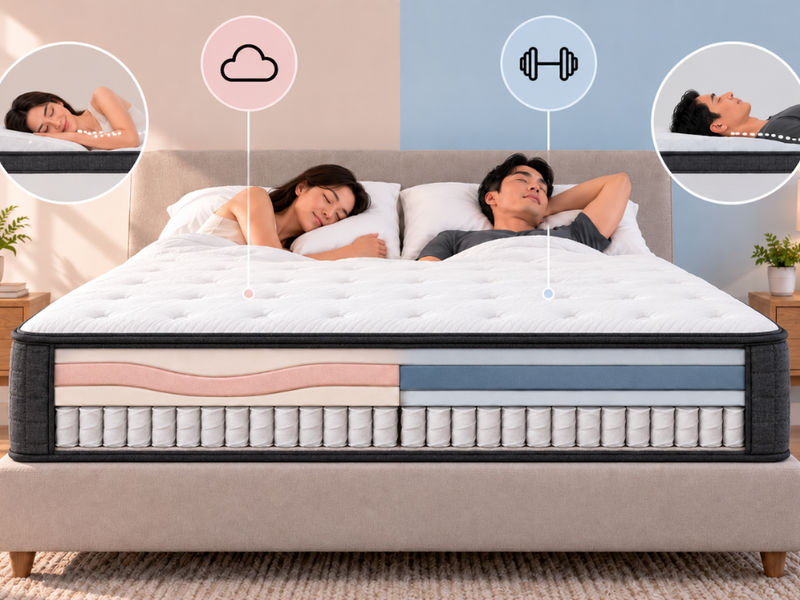 What Is a Dual-Firmness Mattress? How It Works, Pros & Cons etc.
