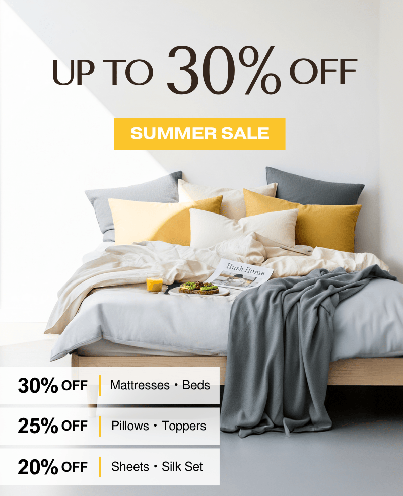 Hush Home, the best mattress in Hong Kong - the best mattress, beds, pillows, bed frames, bed sheets, duvet and bedding store in Hong Kong by hush Home