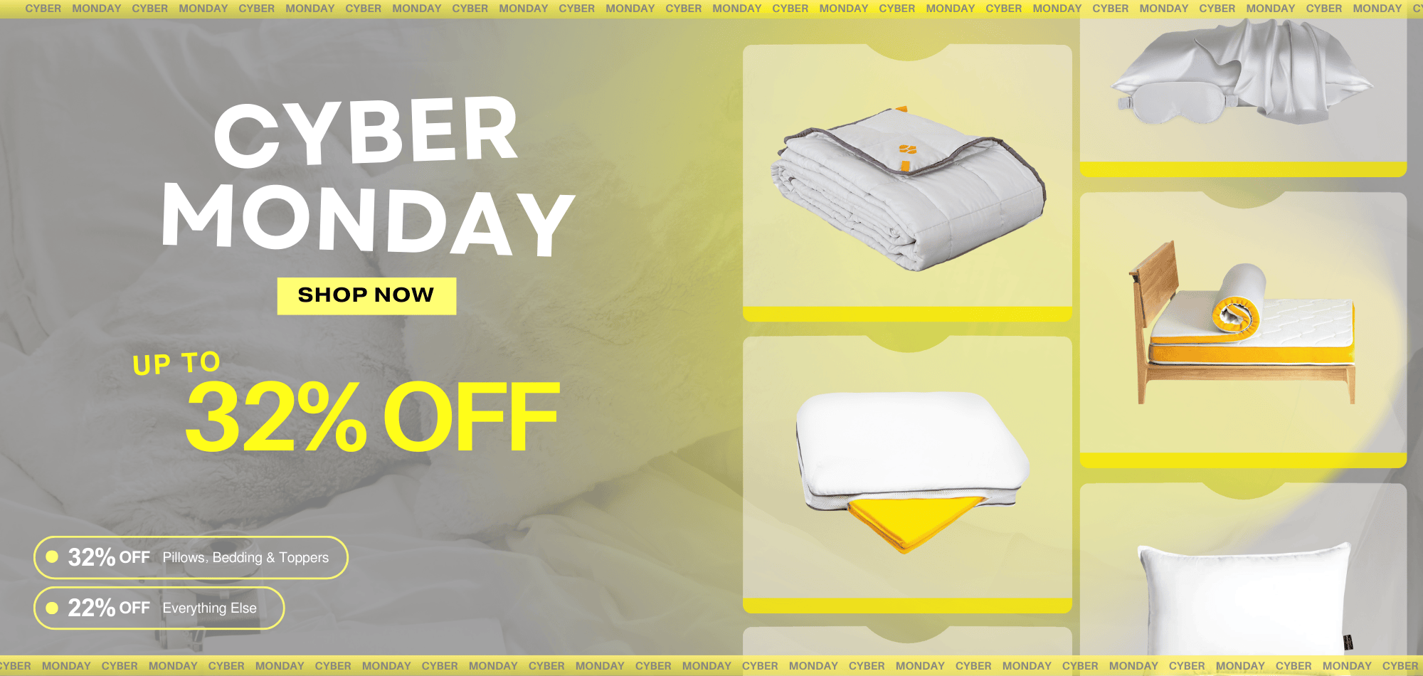 cyber monday sale from the best mattress pillow bedsheets bedding and duvet brand in Hong Kong