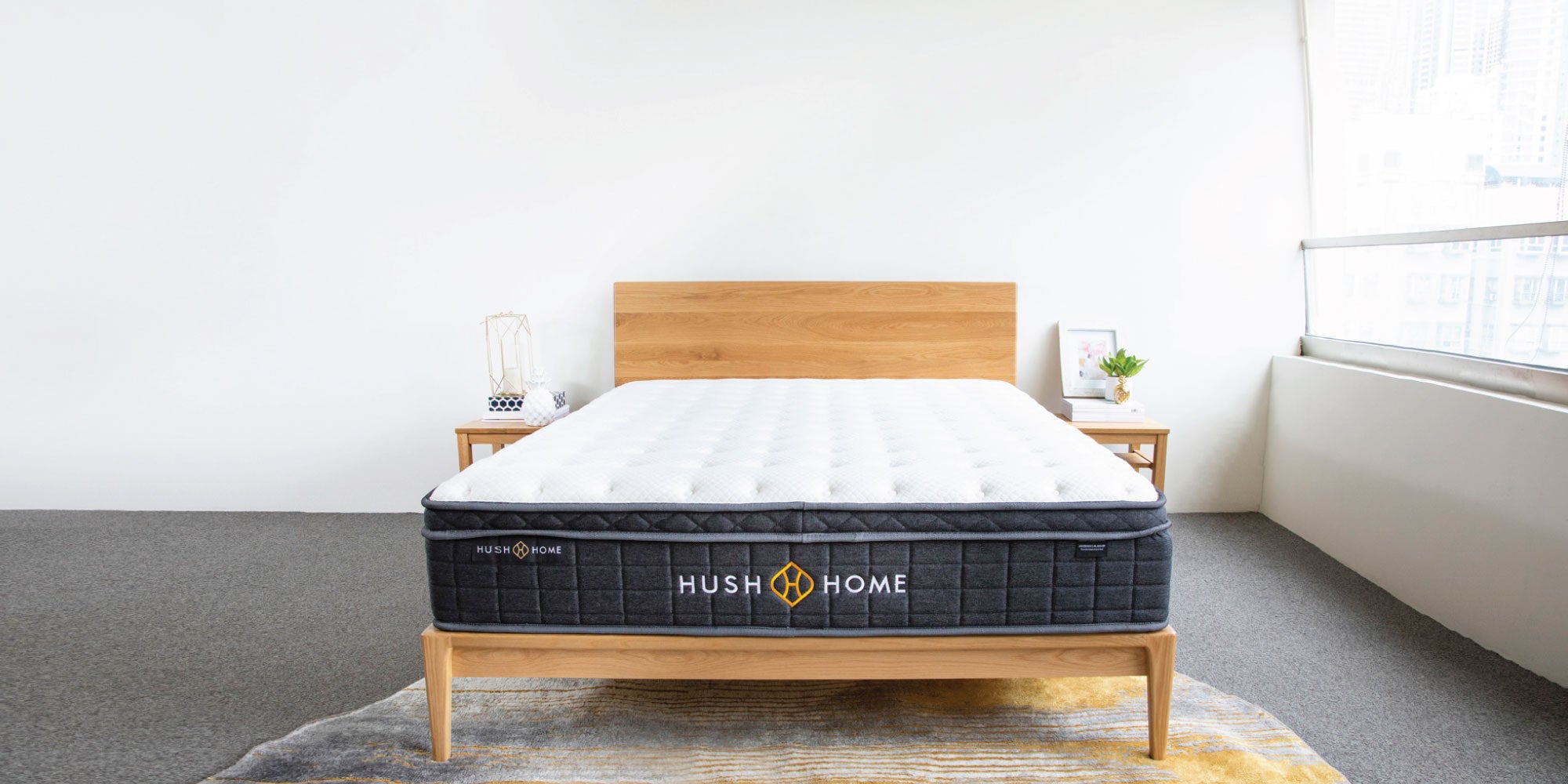 The Solid Wood Bed Best Wooden Bed Frame Hong Kong Hush Home®