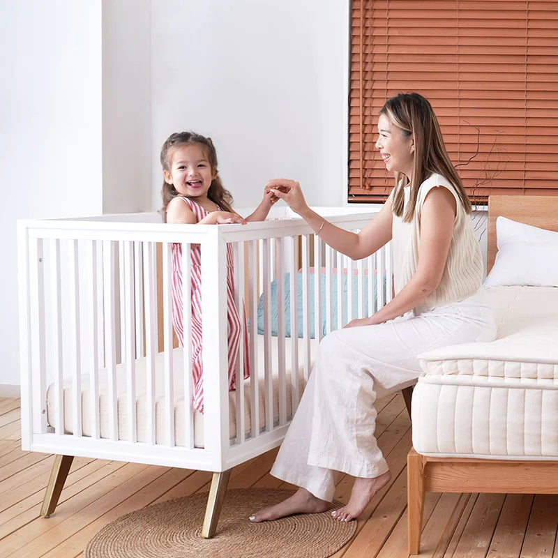 Convertible Baby Crib Baby Cot Adjustable 6 in 1 Hush Home