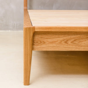 Wooden bed frame - oak