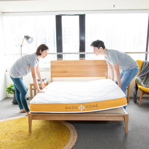 Photoshoot of the Loft Mattress by Hush Home, which is Hong Kong's best affordable premium mattress