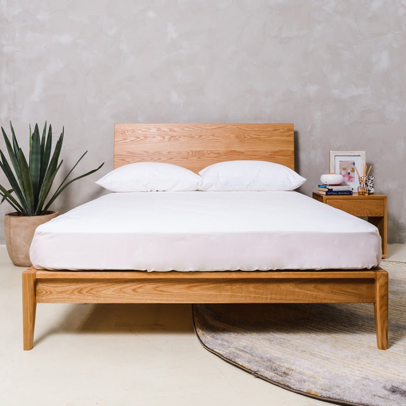 The Solid Wood Oak Bed - HK's Best Wooden Bed Frame by Hush Home Hong Kong